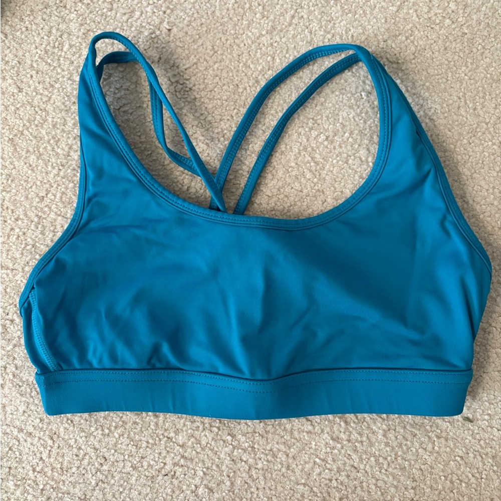 P’tula ‘The Sariya Sports Bra’ - Aqua Marine - M